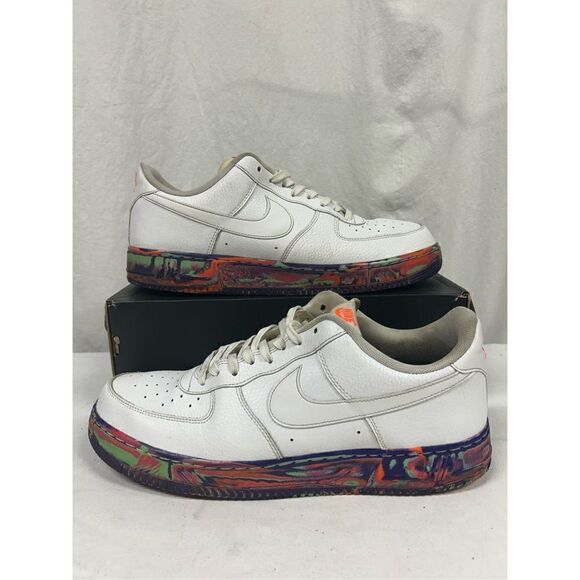 Size 14 - Nike Air Force 1 '07 LV8 Multi-Color Marble 2019 - Picture 1 of 6